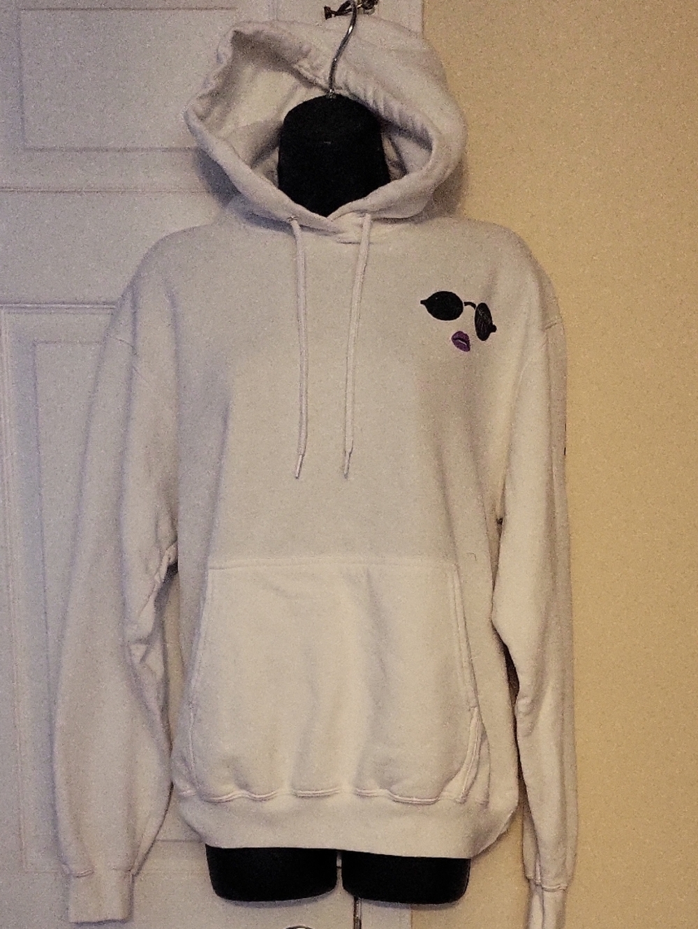 Port & Company Hoodie White Black